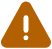 The warning icon that indicates when a metric or attribute needs additional attention before being added to an Insight Explorer.