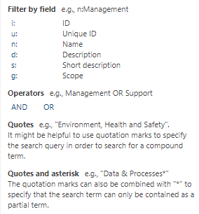 Figure 23 – Apply detailed search function