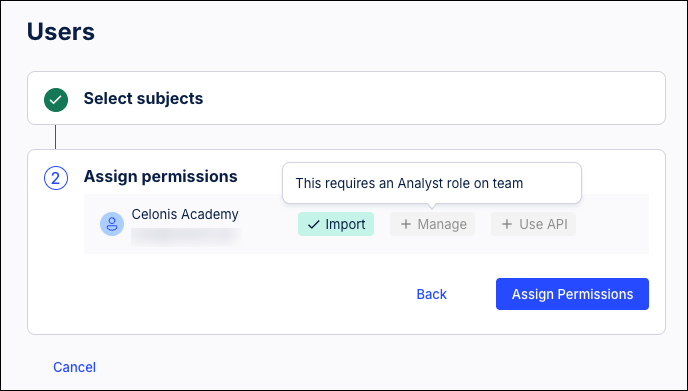 An example UI from the Celonis Platform.