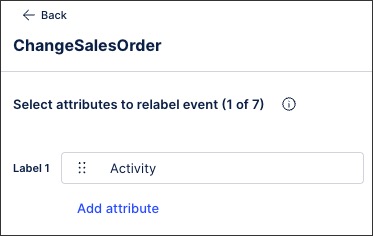 A screenshot showing how to create an event log within a knowledge model.